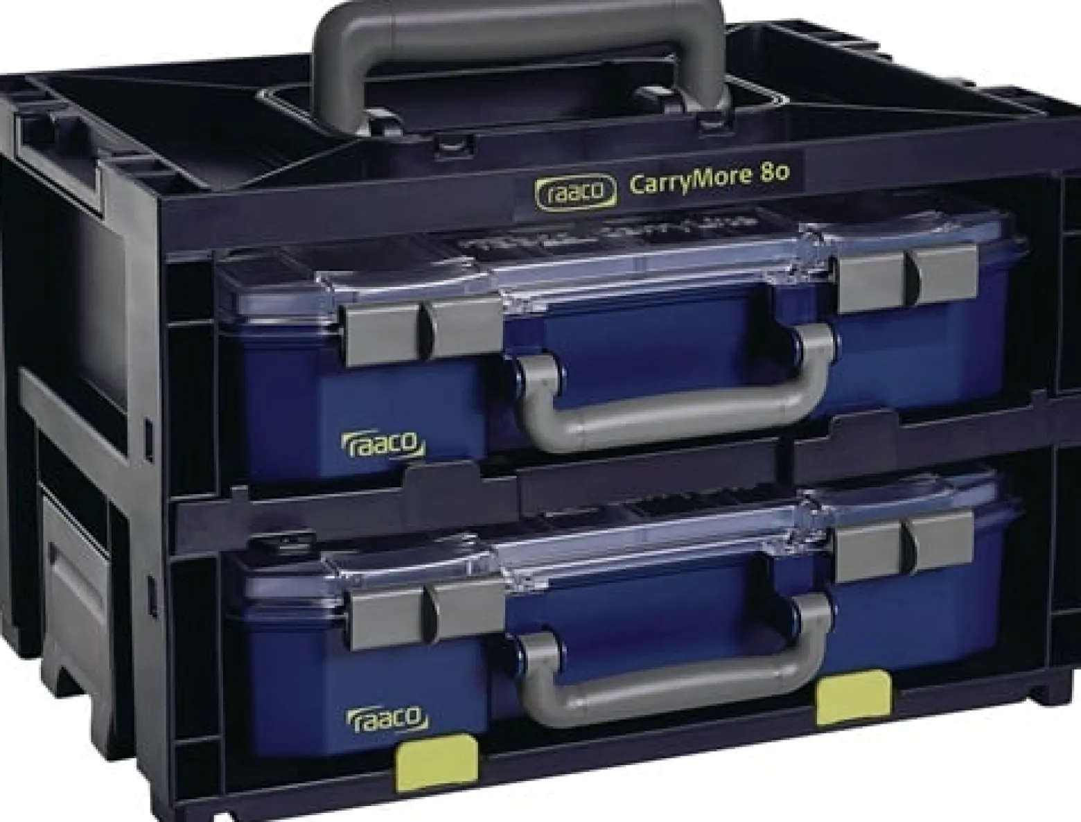 RAACO Sortimentskastentresor CarryLite 80 B386xT278xH241mm 9 je Koffer - 146418