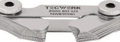 Radienschablone 1,0-7mm Bl.17 St.TECWERK