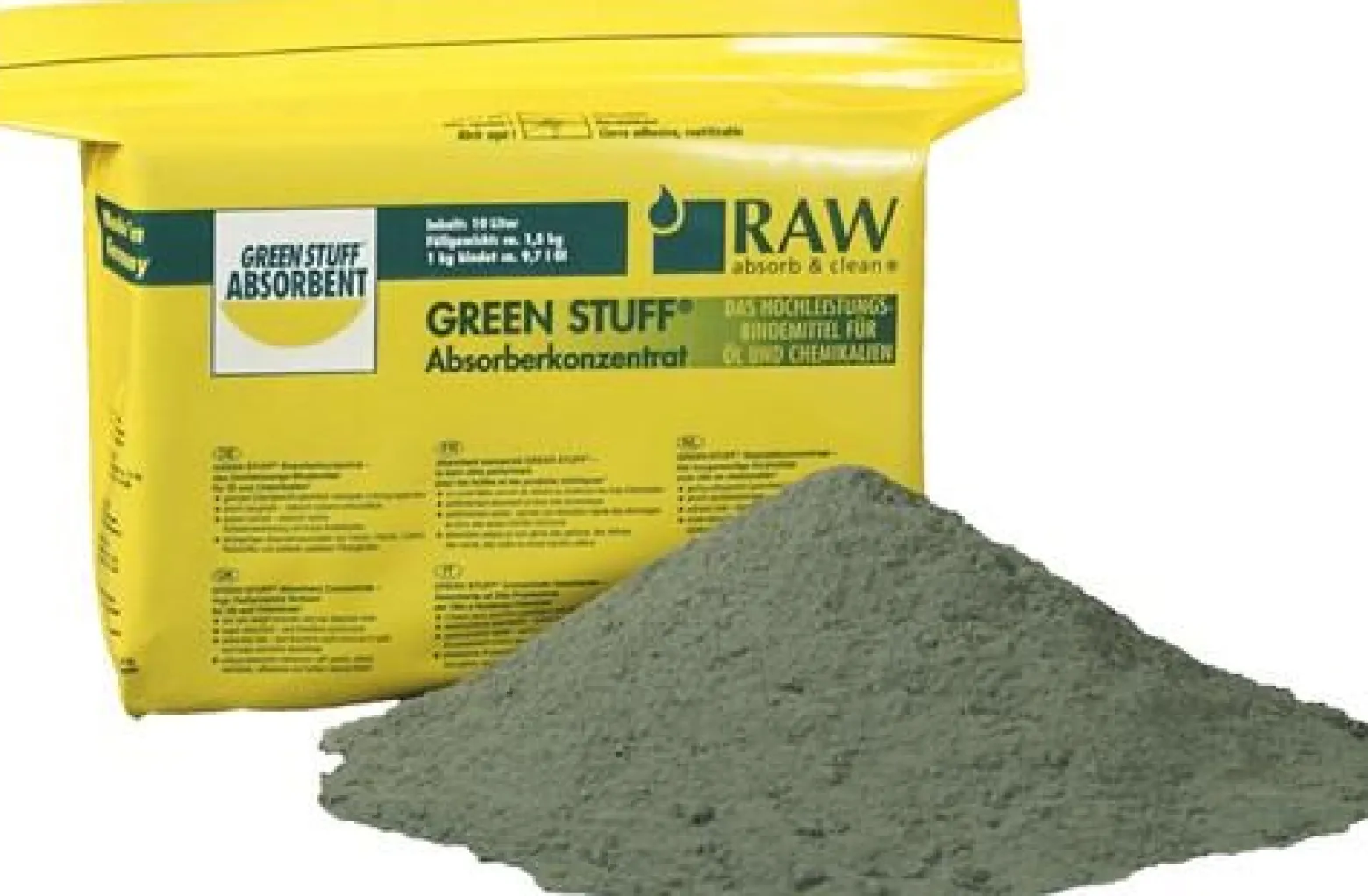 RAW Universalbindemittel Green Stuff Inhalt 10 l - 52.55.49