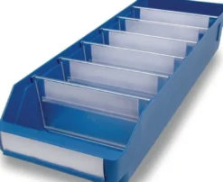 Regalkasten L500 x B180 x H95 mm blau PP - 510305