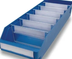 Regalkasten L500 x B180 x H95 mm blau PP - 510305