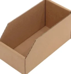 Regalkasten L200 x B100 x H100 mm braun 1-wellige Pappe - 5212140