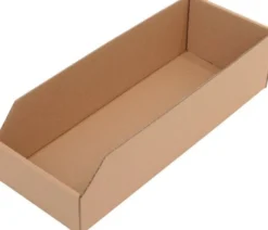Regalkasten L400 x B150 x H100 mm braun 1-wellige Pappe - 5212144
