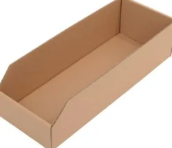 Regalkasten L400 x B150 x H100 mm braun 1-wellige Pappe - 5212144