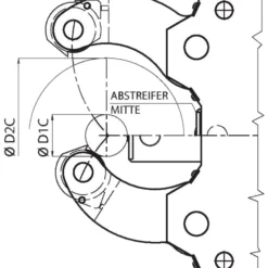 Röhm Abstreifer Mitte RB - 1831403