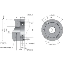 Röhm Anbauflansch mit Einbauspannsatz HSK-C, Nenngröße 50 - 820804