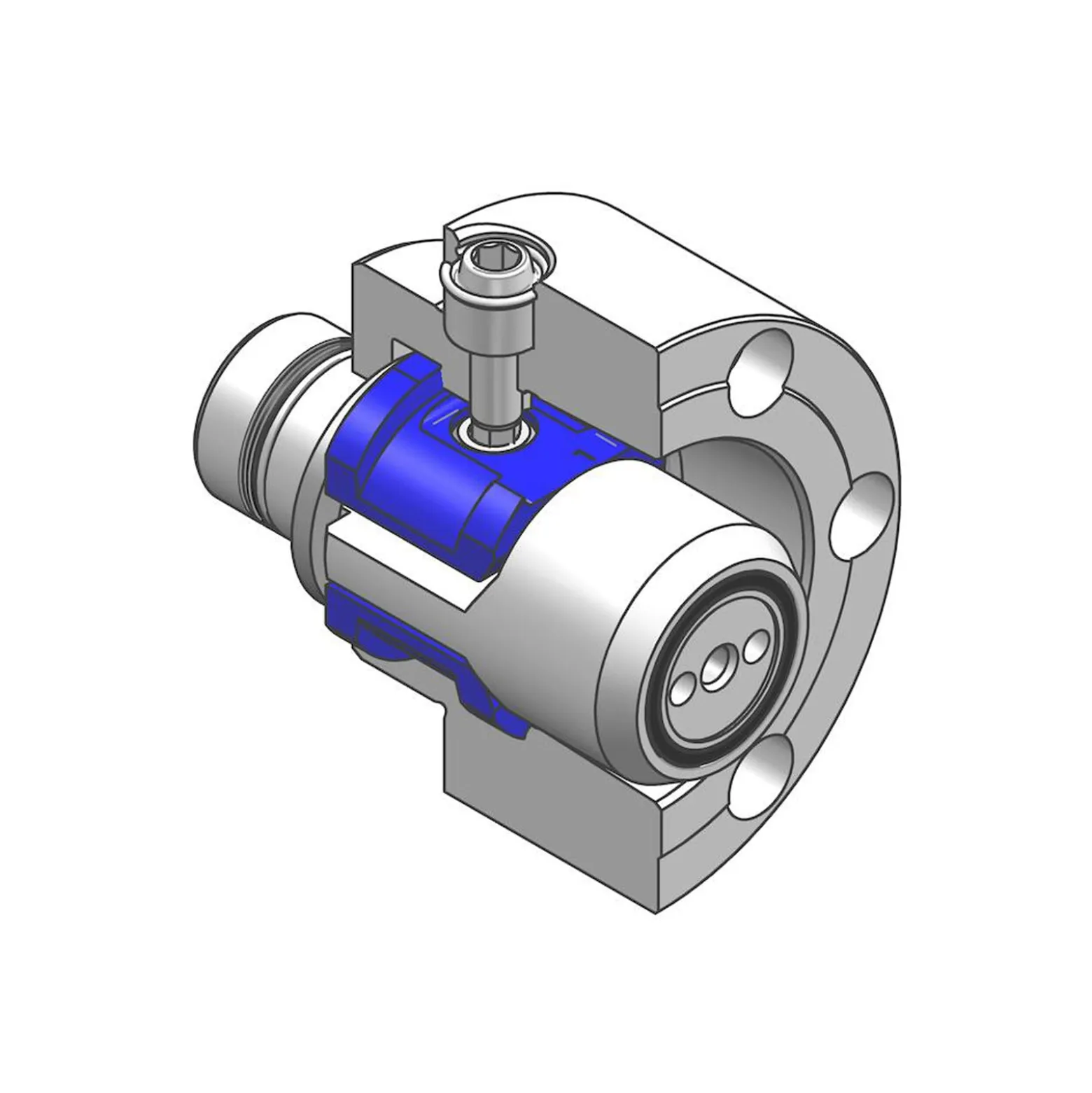 Röhm Anbauflansch mit Einbauspannsatz HSK-C, Nenngröße 50 - 820804