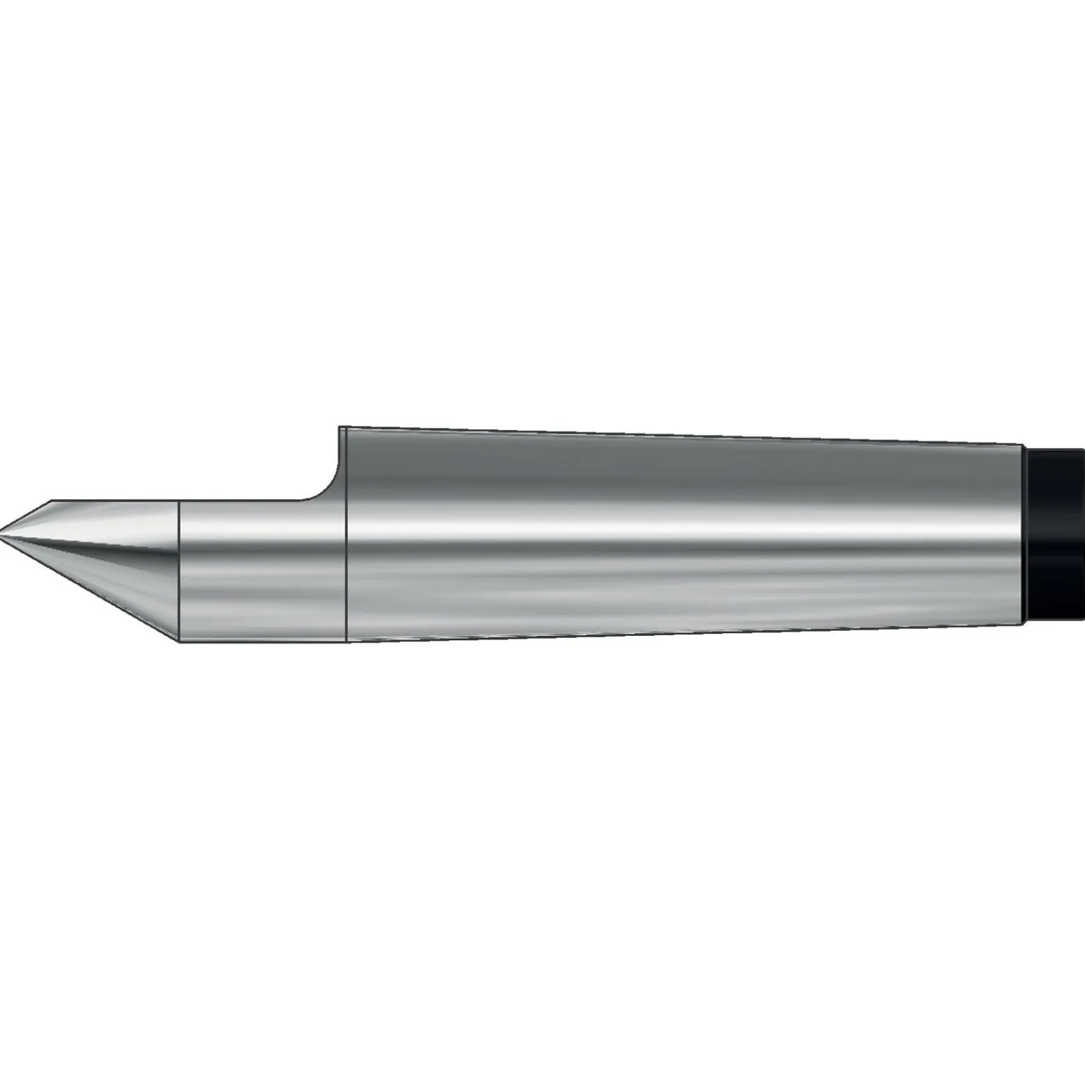 Röhm Feste Zentrierspitzen, Aufnahme MK 3, DIN 806, halbe Spitze Werkstoff: WS - 013870