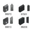 Röhm Hartmetall-Mitnehmer-Platten, Größe 9,5x3,2, Rechts- und Linkslauf - 087931