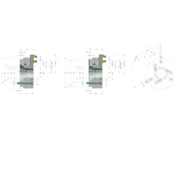Röhm Kraftspannfutter DURO-A RC 400 DIN ISO 702-4 - ZA300 geradverzahnt Einzelentriegelung Edition 2022 - 185040