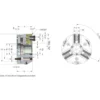 Röhm Kraftspannfutter DURO-A 254 Spitzverzahnung 90° Kurzkegelaufnahme - KK6 - 183715
