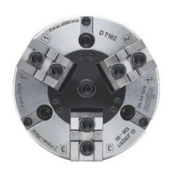 Röhm Kraftspannfutter KFD 110, 3-Backen, mit Kreuzversatz, Zylindrische Zentrieraufnahme - 004266