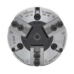 Röhm Kraftspannfutter KFD 110, 3-Backen, Standardausführung, Zylindrische Zentrieraufnahme - 004250