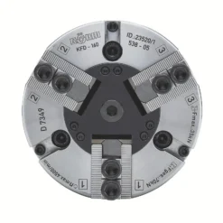 Röhm Kraftspannfutter KFD 110, 3-Backen, Standardausführung, Zylindrische Zentrieraufnahme - 004250