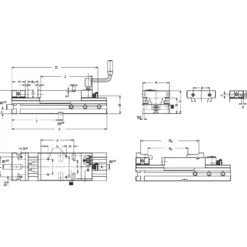 Röhm NC-Kraftspanner RBAW, Größe 2, Backenbreite 113, mit Winkeltrieb, Standard - 154763