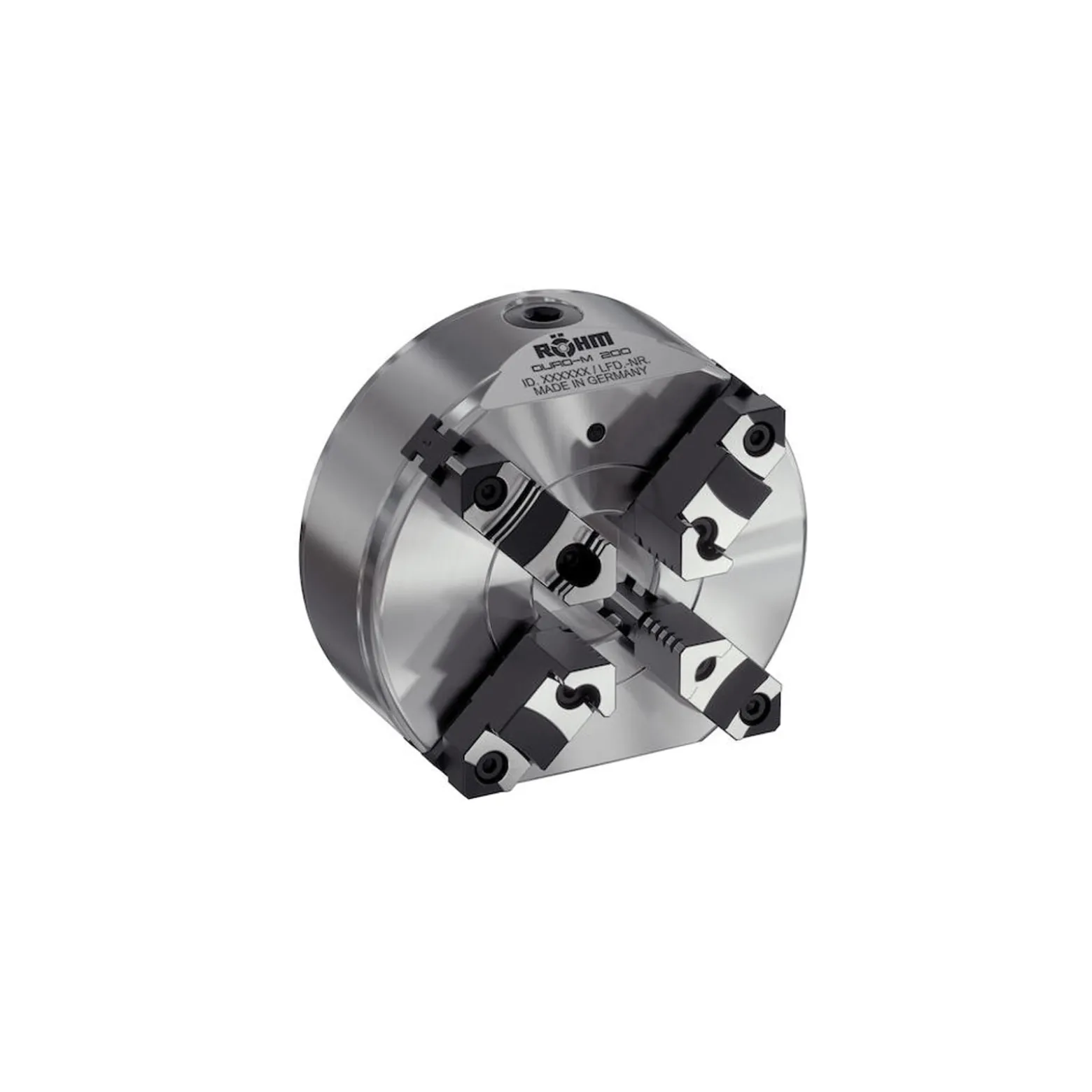 Röhm Planspiralfutter Duro-M 250/4 Bajonett (ISO 702-3/DIN 55027) KK 6 Grund- und Aufsatzbacken - 185559