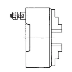 Röhm Planspiralfutter Duro-M 630/3 Bajonett (ISO 702-3/DIN 55027) KK 15 Grund- und Aufsatzbacken - 185537
