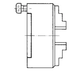 Röhm Planspiralfutter Duro-M 315/3 Zylindrische Aufnahme (DIN 6350 Form A) Grund- und Aufsatzbacken - 185315