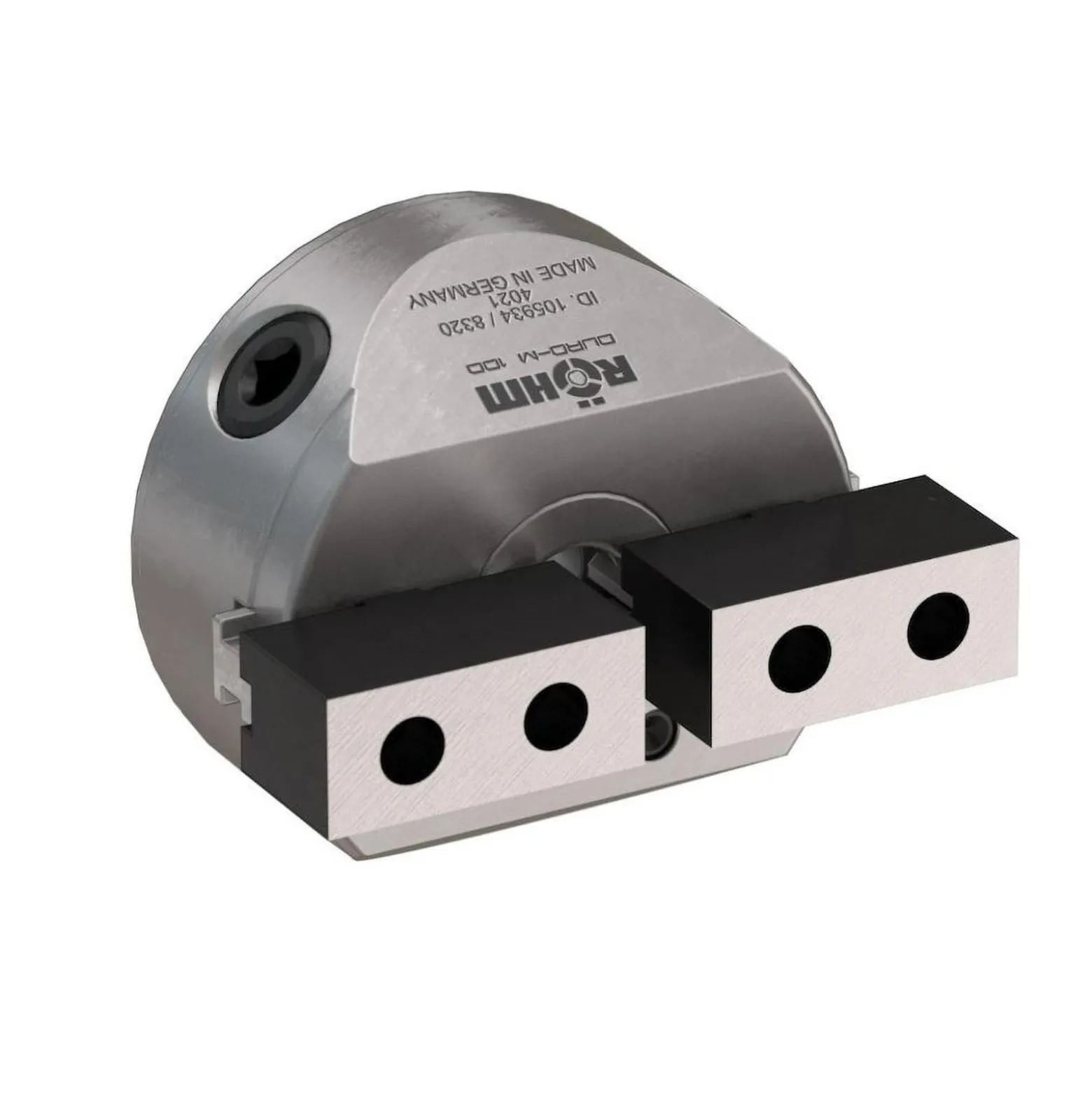 Röhm Planspiralfutter Duro-M 125/2 Zylindrische Aufnahme (DIN 6350 Form A) Grundbacken und ungestufte Aufsatzbacken - 185588