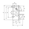 Röhm Planspiralfutter Duro-M 160/6 Zylindrische Aufnahme (DIN 6350 Form A) Bohr- und Drehbacken - 185347