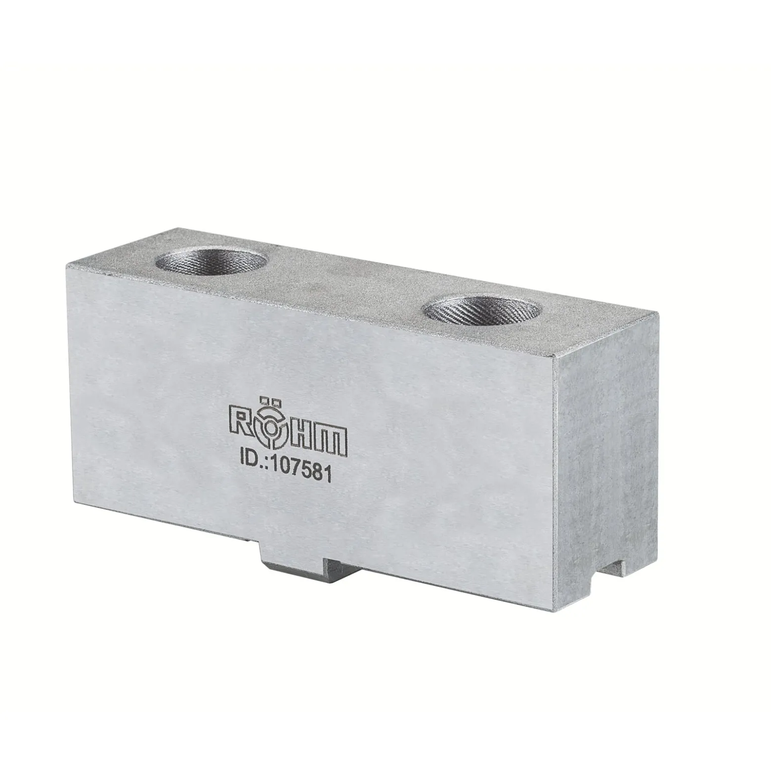Röhm Ungestufte Aufsatzbacke AB, Größe 100/110, 4-Backensatz, DIN 6350 ungehärtet - 107641