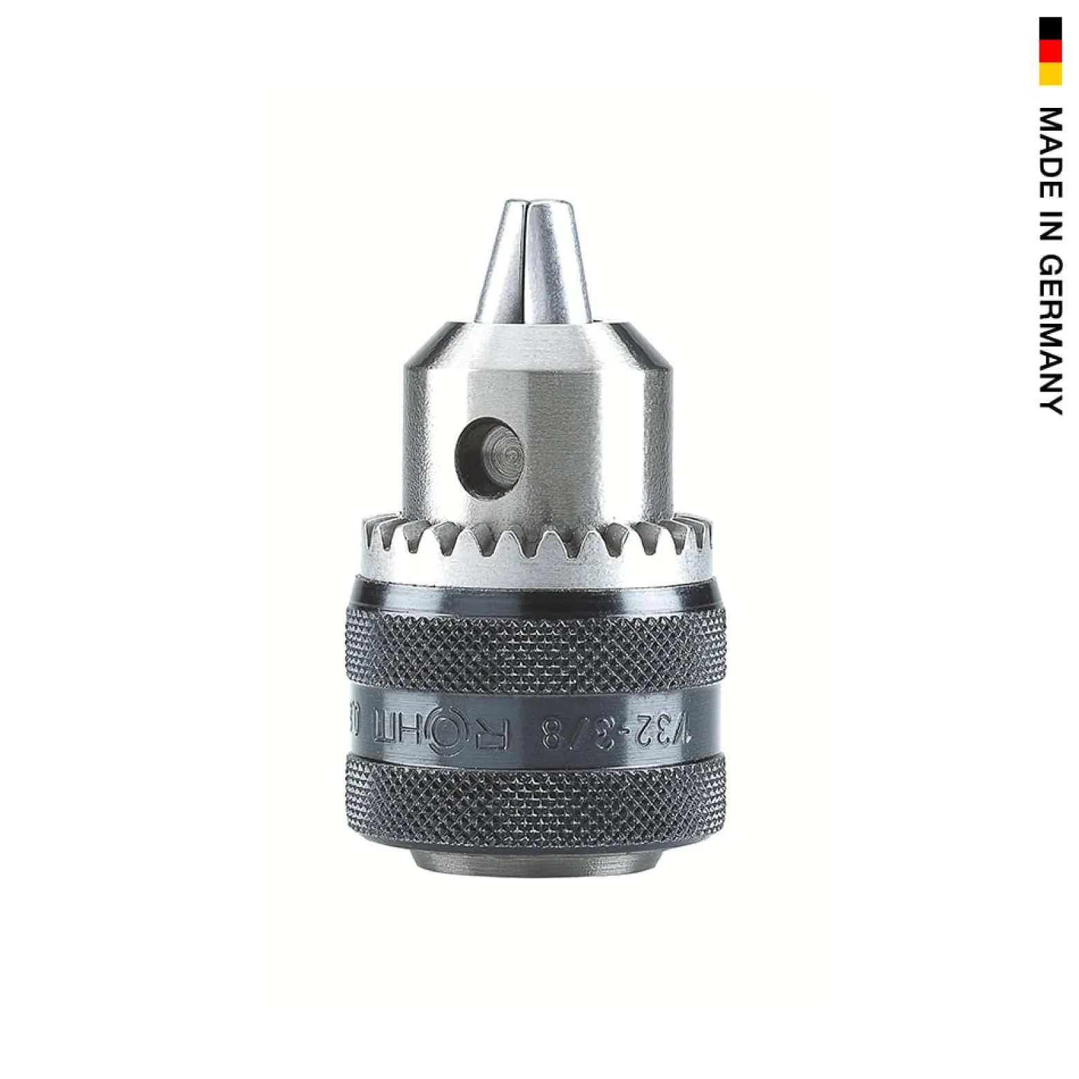 Röhm Zahnkranz-Bohrfutter PRIMA-M, Größe 8M, Aufnahme B12,Zwischengröße - 245550