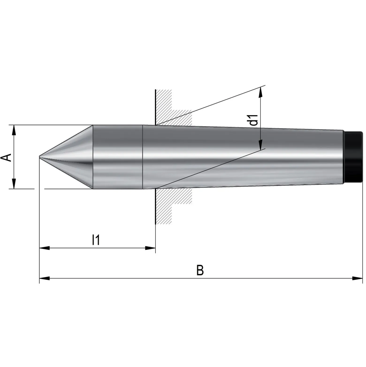 Röhm Zentrierspitze Typ 665 MK2 - 13709