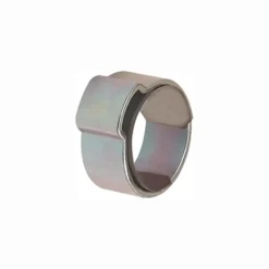 Riegler 50x Schlauchklemme 1-Ohr Stahl glanzverzinkt (W1) mit Einlagering Spannbereich 10,5 - 12,5 mm - 179424