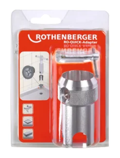 ROTHENBERGER Badewannenadapter mit Drehkreuz für RO-QUICK Ventil-Einschraubwerkzeug - 70413