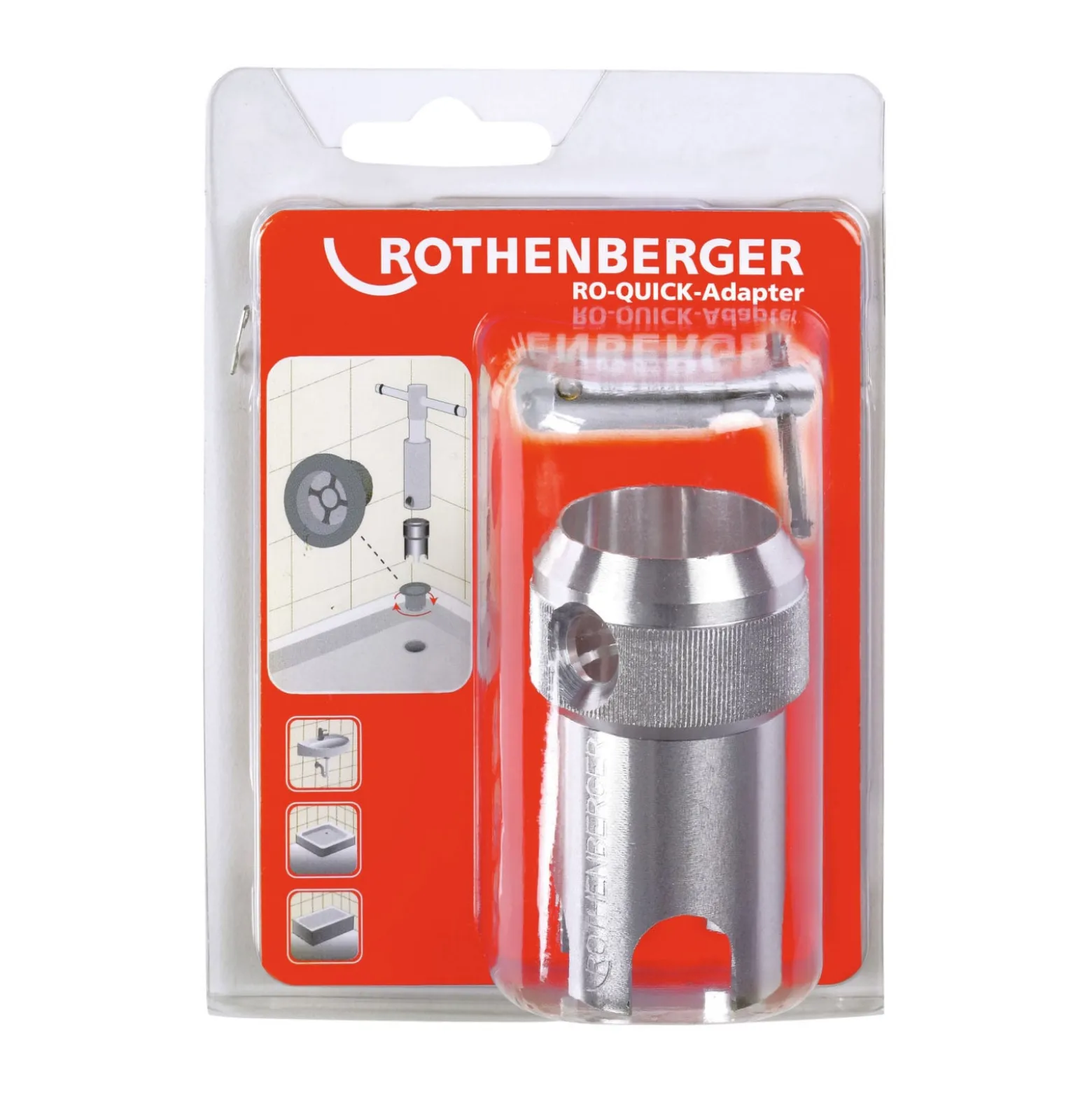 ROTHENBERGER Badewannenadapter für RO-QUICK- 70412