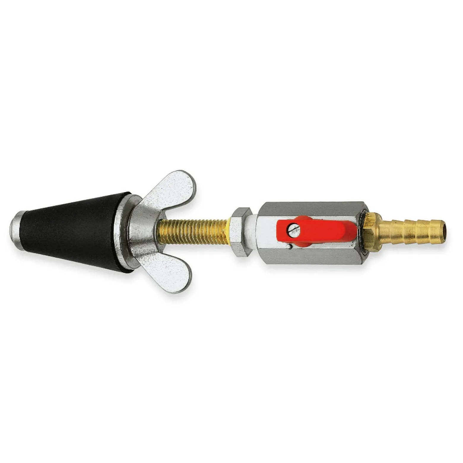 ROTHENBERGER Gasprüfstopfen, konisch, Gr.2 (3/4"-1.1/4"), mit Hahn - 351227