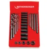 ROTHENBERGER Gewinde-Ausdreh-Set, Gr.2, M5-M16, 25-teilig - 71311