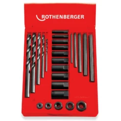 ROTHENBERGER Gewinde-Ausdreh-Set, Gr.2, M5-M16, 25-teilig - 71311