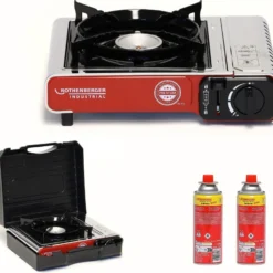 ROTHENBERGER Industrial Campingkocher 2,2 kW Premium RS 220 inkl. 2x RoButan 220 gr. - 1500004232