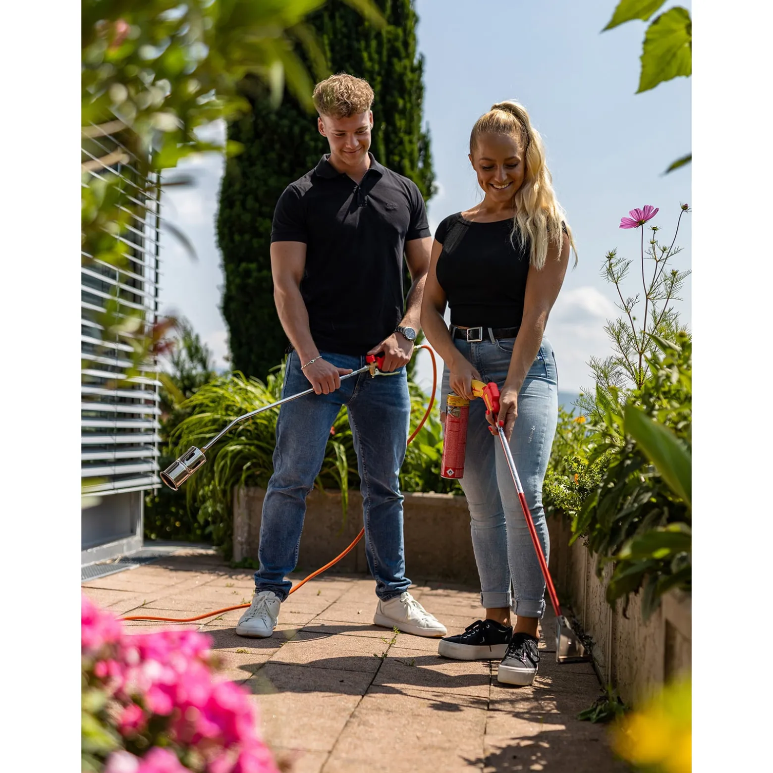 ROTHENBERGER Industrial Ökogärtner Premium + 8x Topgas 450 Kartusche - 1500004964