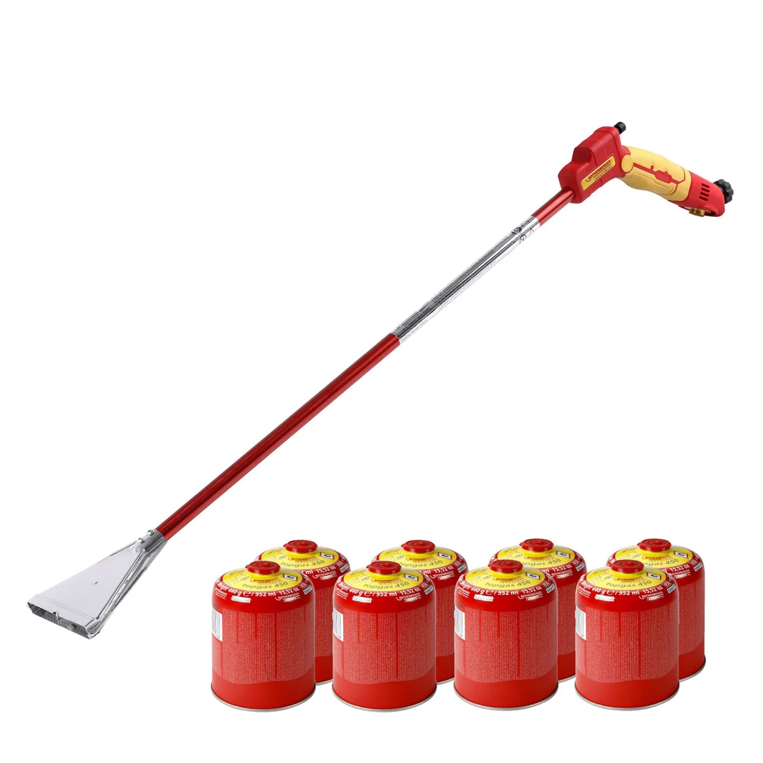 ROTHENBERGER Industrial Ökogärtner Premium + 8x Topgas 450 Kartusche - 1500004964