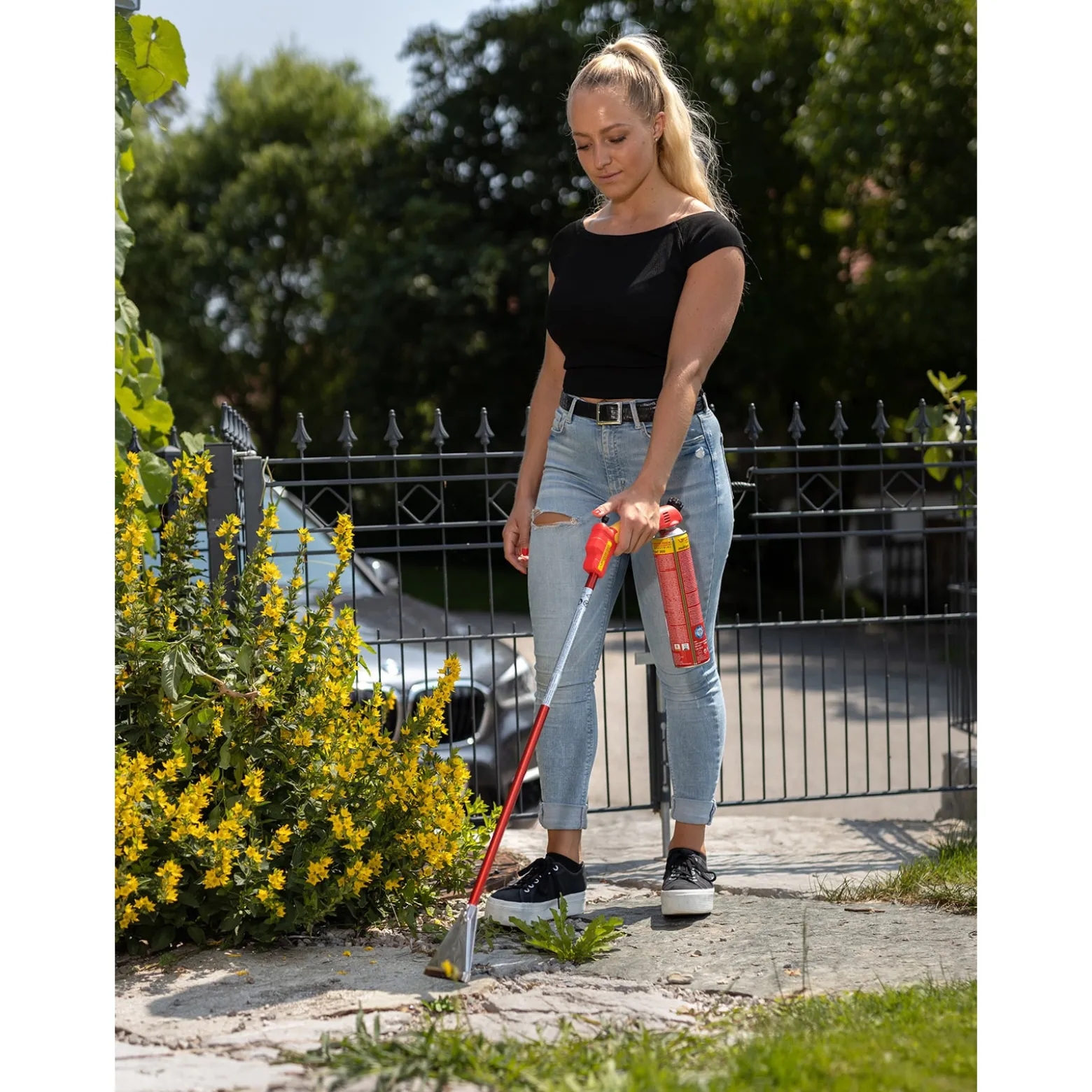 ROTHENBERGER Industrial Ökogärtner Premium + 4x Topgas 450 Kartusche - 1500004963