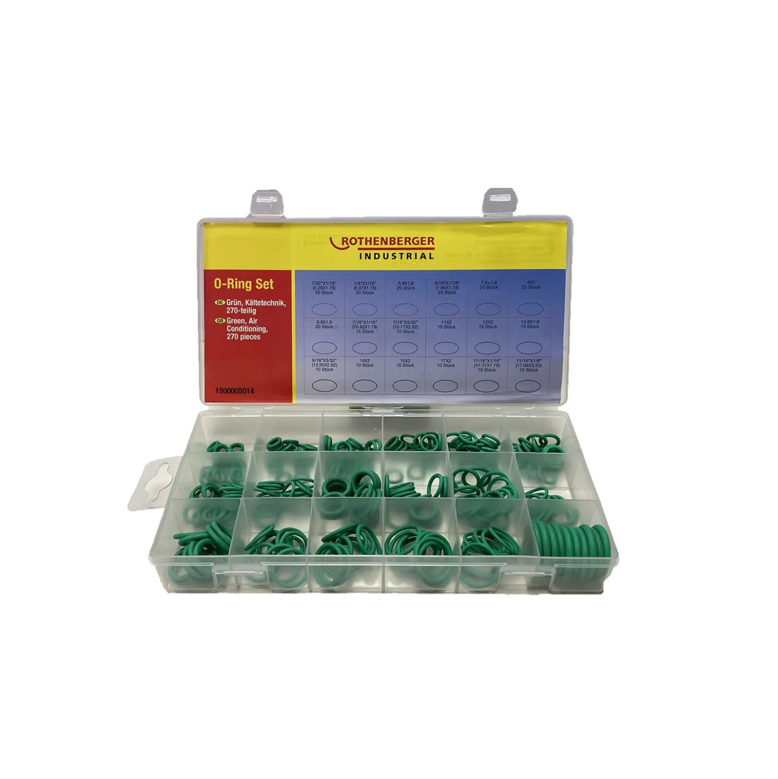 ROTHENBERGER Industrial O-Ring Set - Kältetechnik 270-teilig - 1500005014