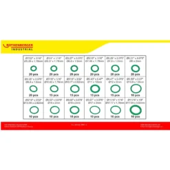 ROTHENBERGER Industrial O-Ring Set - Kältetechnik 270-teilig - 1500005014