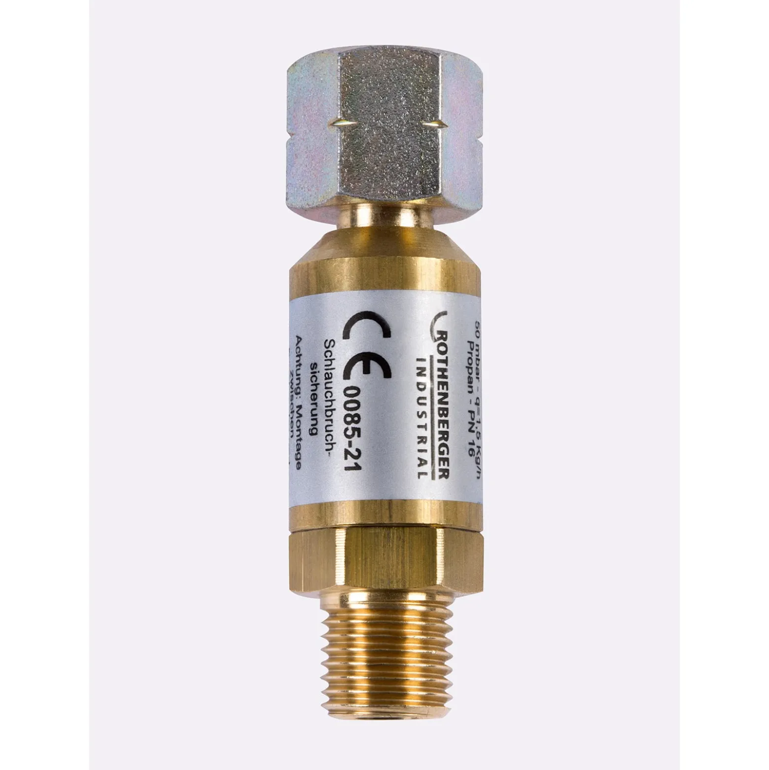 ROTHENBERGER Industrial Propan-Schlauchbruchsicherung 50 mbar - 1500003661