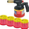 ROTHENBERGER Industrial RoFlame Premium Lötlampe Piezo 1.800 °C inkl. 4x C200 Kartusche 330 ml ILL System - 1500004104