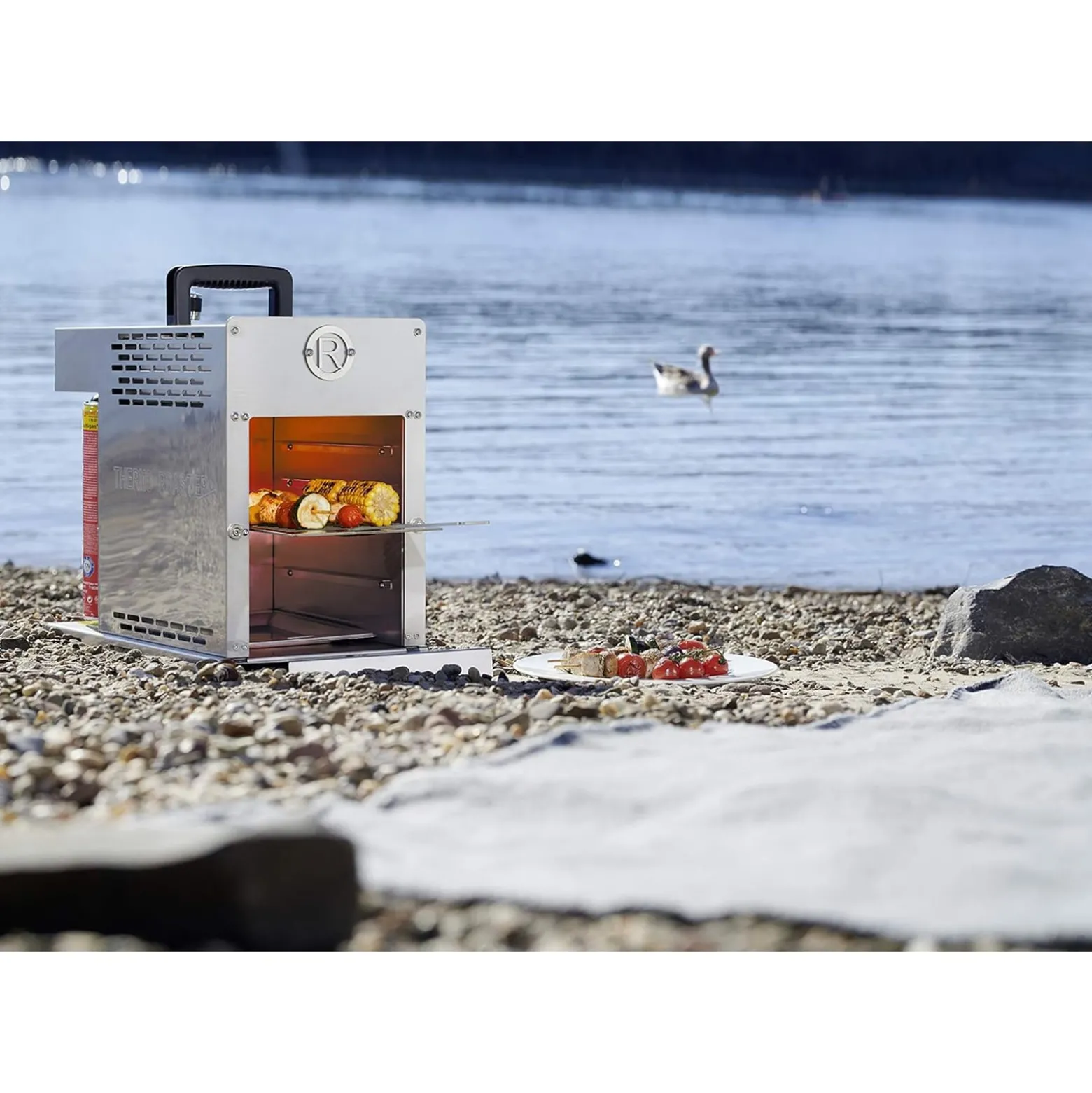 ROTHENBERGER Industrial THERMO ROASTER TO GO Gasgrill inkl. 3 x Multigas 600 ml + Handy Roaster - 1500004410
