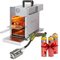 ROTHENBERGER Industrial THERMO ROASTER TO GO Gasgrill inkl. 3 x Multigas 600 ml + Handy Roaster - 1500004410