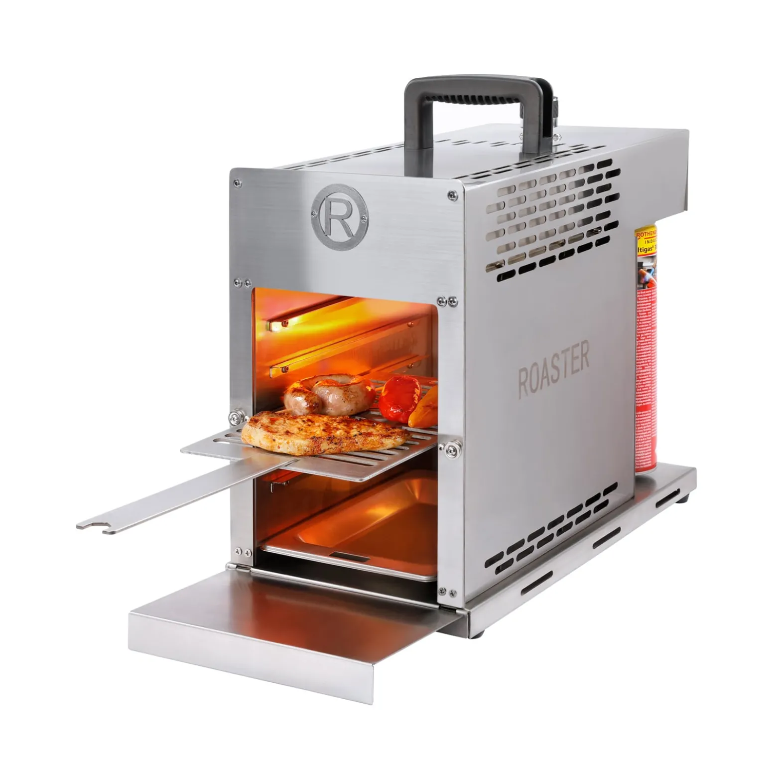 ROTHENBERGER Industrial THERMO ROASTER TO GO Gasgrill inkl. 3 x Multigas 600 ml + Handy Roaster - 1500004410