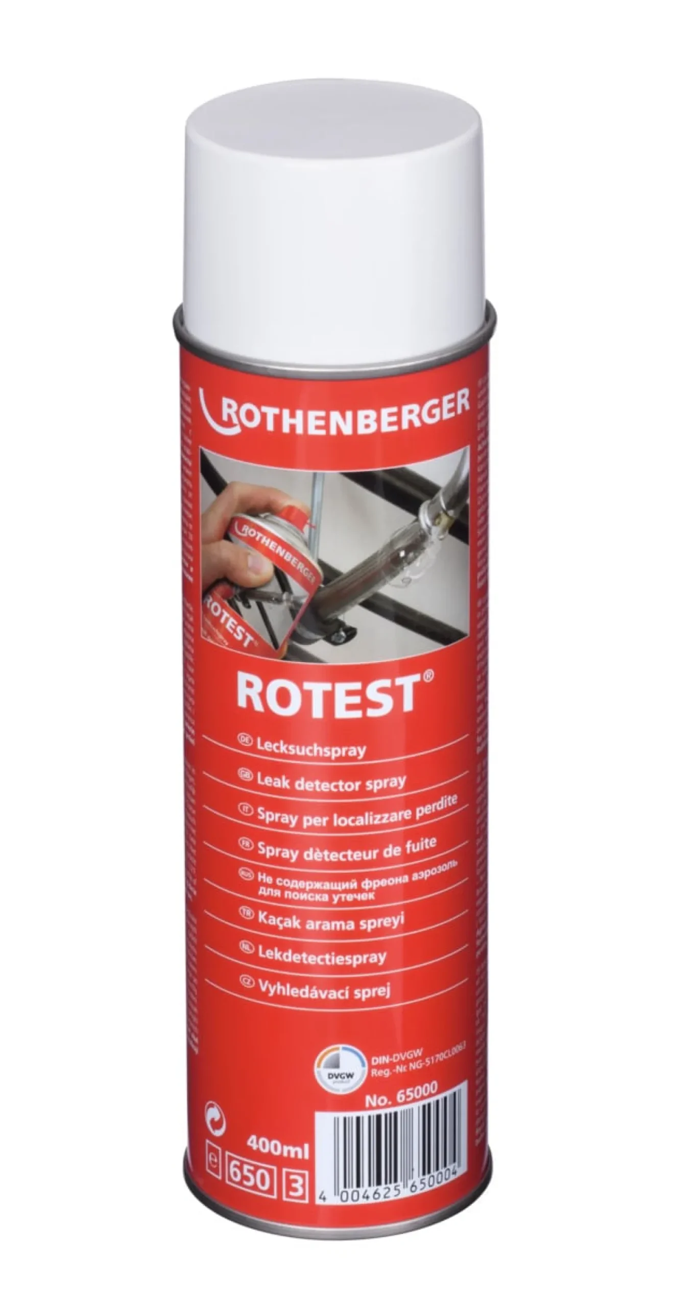 ROTHENBERGER Lecksuchspray 400ml 12er Pack - 1000000442