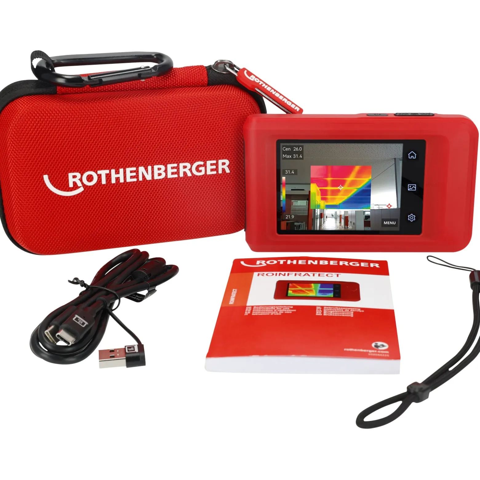 ROTHENBERGER ROINFRATECT Wärmebildkamera + Bluetooth Lautsprecher - 1500005132-Set