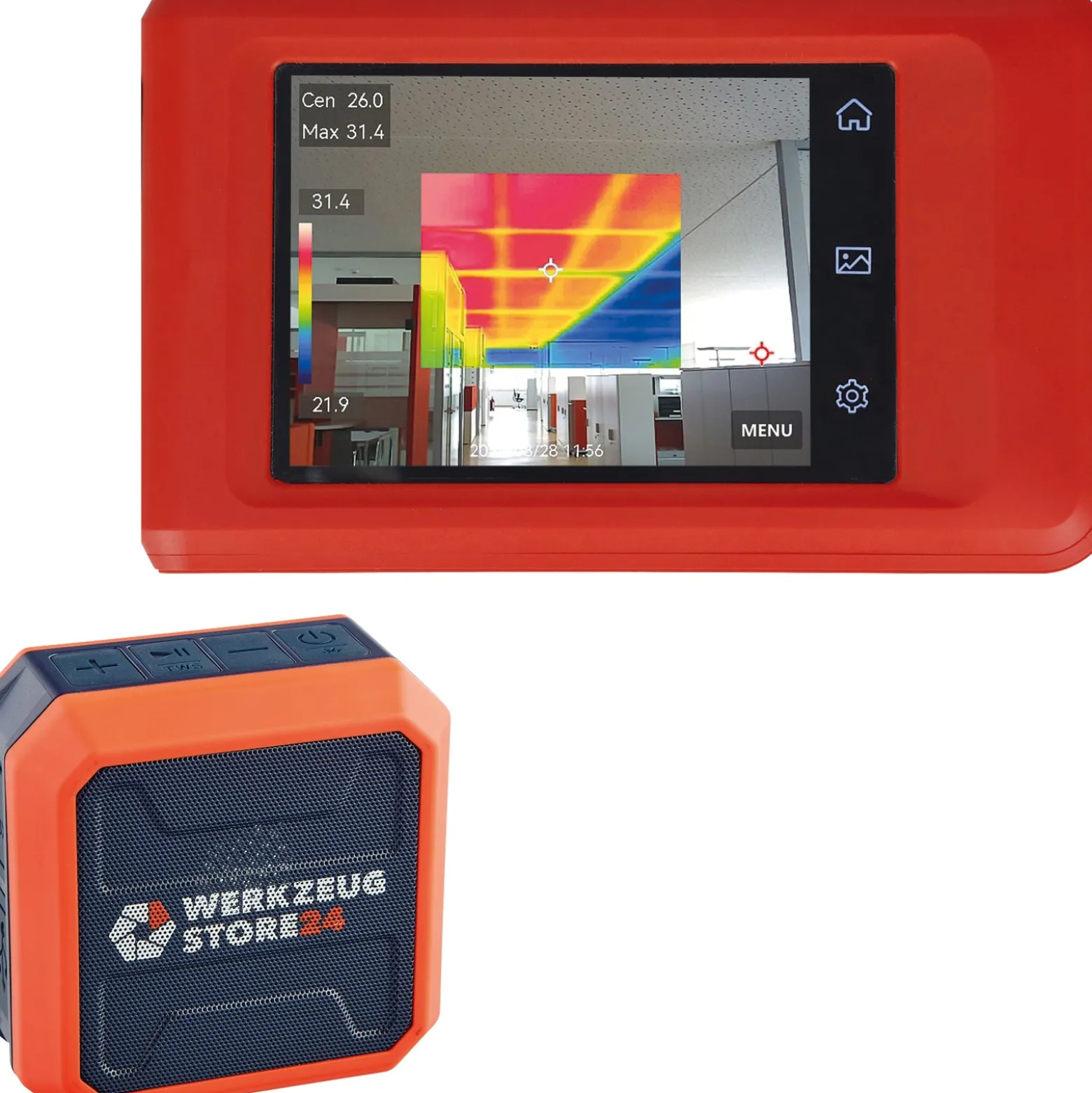ROTHENBERGER ROINFRATECT Wärmebildkamera + Bluetooth Lautsprecher - 1500005132-Set