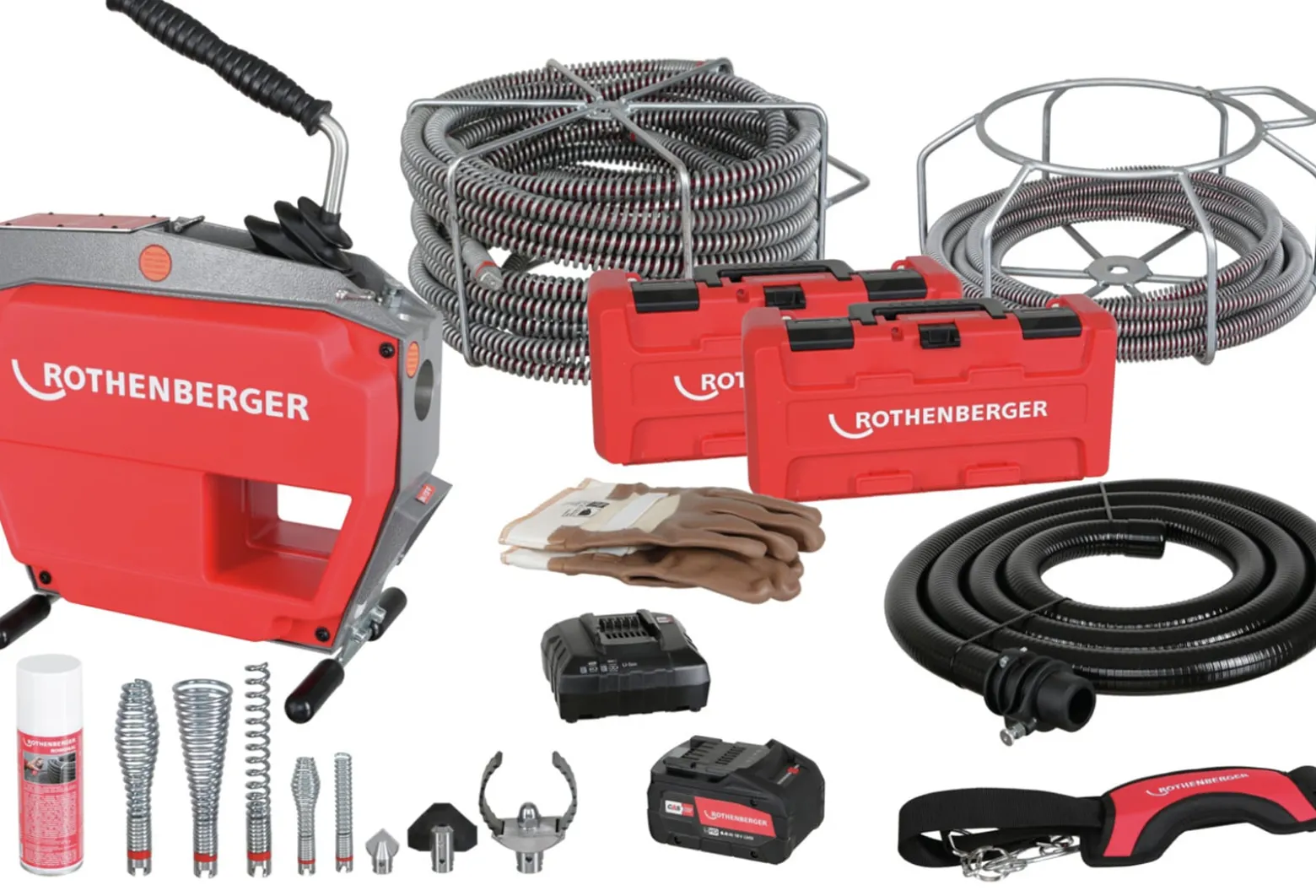 ROTHENBERGER R600 VarioClean + Spiral/Werkzeugset - 1000003346