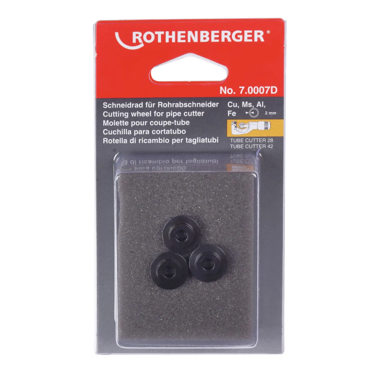 ROTHENBERGER Schneidrad Cu-Al-Fe für TC28/42- 1000000976