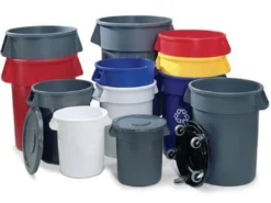 Rubbermaid Stapeldeckel Kunststoff grau Ø 400 mm - FG260900GRAY